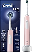 Парфумерія, косметика Електрична зубна щітка, рожева - Oral-B Pro 1 Cross Action Electric Toothbrush Pink