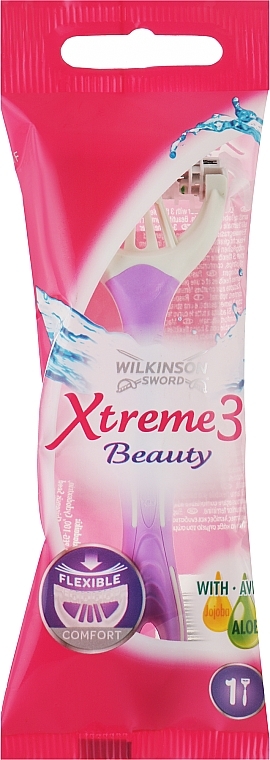 Одноразовый женский станок для бритья - Wilkinson Sword Xtreme 3 Beauty — фото N1