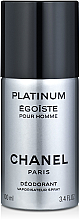 Духи, Парфюмерия, косметика УЦЕНКА Chanel Egoiste Platinum - Дезодорант *