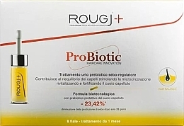 Ампули для волосся з пробіотиками проти шкірного сала - Rougj+ ProBiotic Anti-Sebum Vials — фото N1