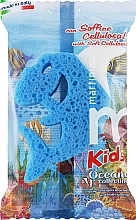 Парфумерія, косметика Губка для тіла "Океан", синя акула - Martini SPA Soft Bath Sponge