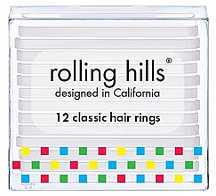 Набір резинок для волосся - Rolling Hills Classic Hair Rings Transparent — фото N1