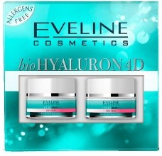 Парфумерія, косметика Набір bioHYALURON 4D для сухої шкіри - Eveline Cosmetics (cr/50ml + cr/50ml)