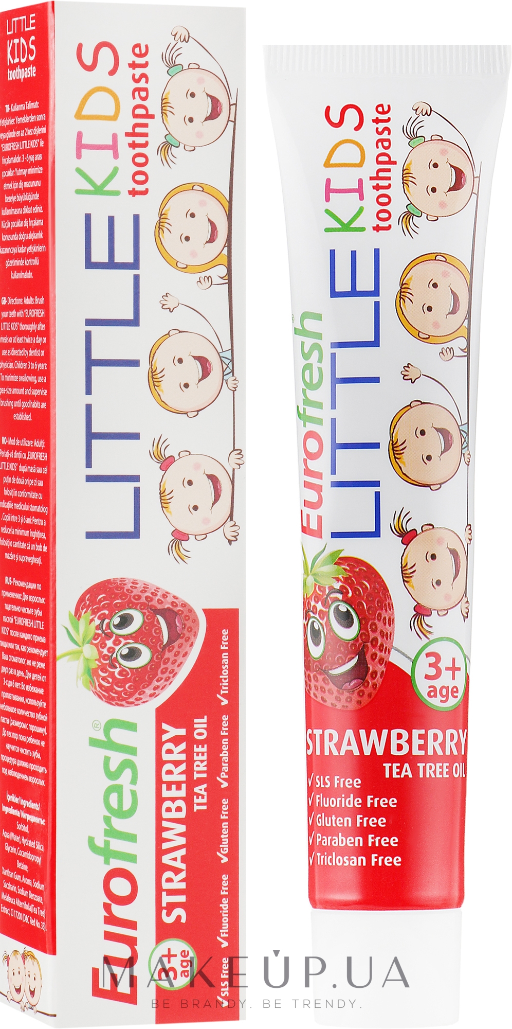 Дитяча зубна паста - Farmasi Eurofresh Strawberry ToothPaste — фото 50g