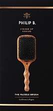 Парфумерія, косметика Щітка для волосся з натуральними й нейлоновими щетинками - Philip B Paddle Hair Brush