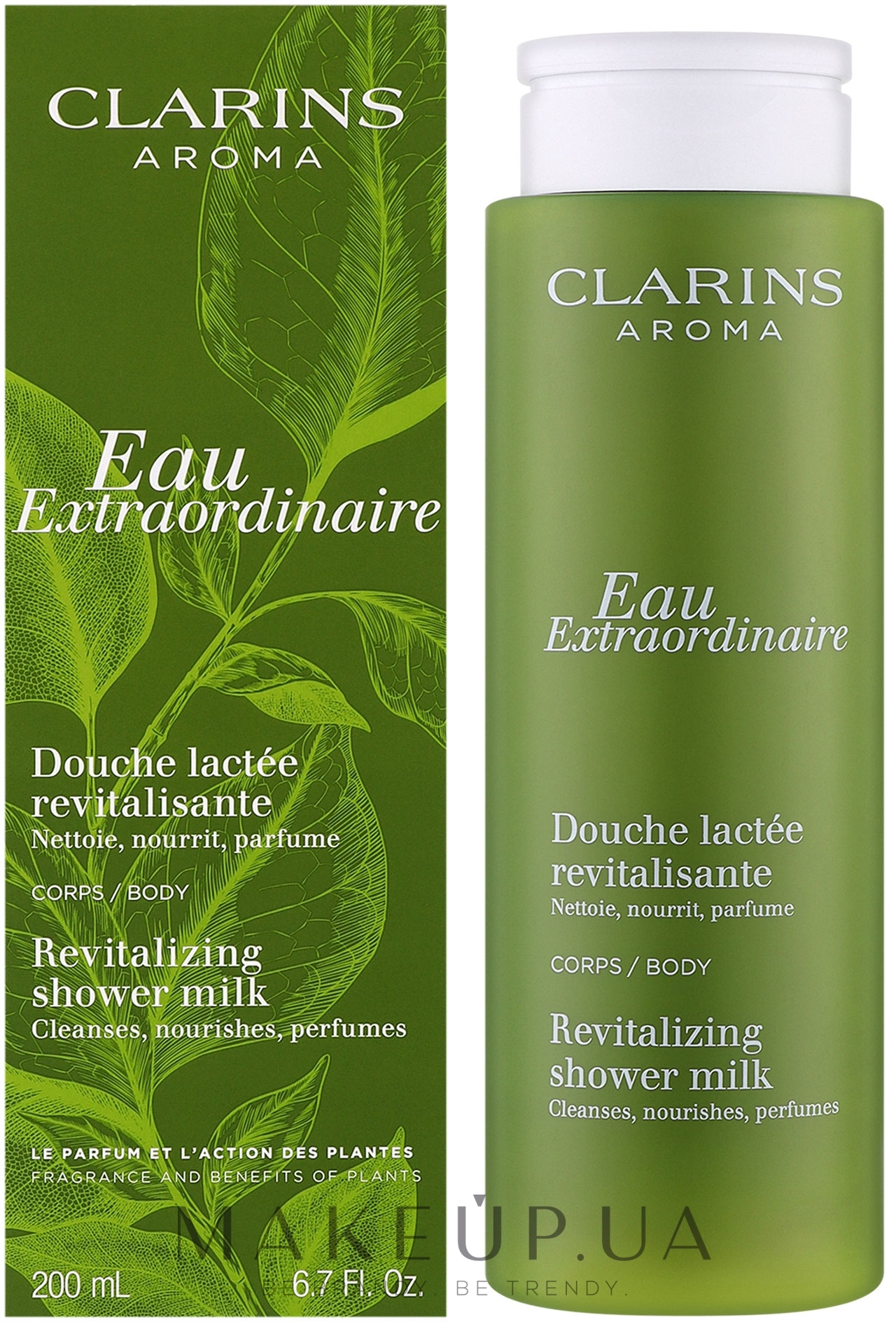 Clarins Eau Extraordinaire - Живильне парфумоване молочко для душу — фото 200ml