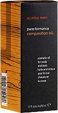 Парфумерія, косметика Ароматична олія для волосся і тіла - Aveda Men Pure-Formance Composition Oil