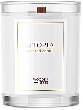Ароматическая свеча - Wooden Spoon Utopia Natural Scented Soy Candle — фото N1