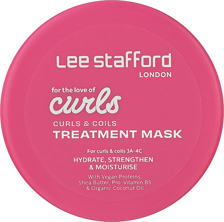 Маска для вьющихся волос - Lee Stafford For The Love Of Curls Curls & Coils Treatment Mask — фото N1