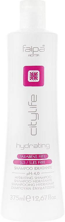 Увлажняющий шампунь для волос с арагановым маслом - Faipa Roma City Life Hydrating Shampoo — фото N1