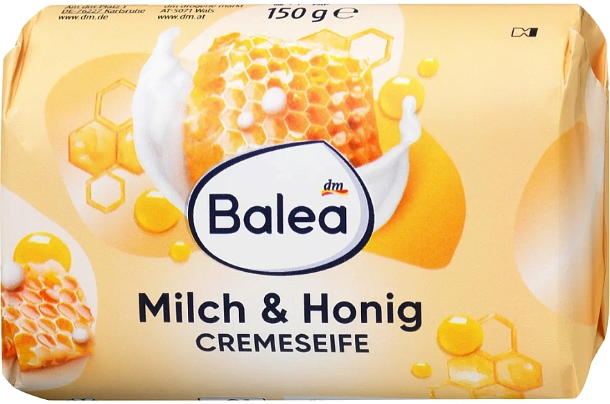 Туалетное крем-мыло "Молоко & Мёд" - Balea Creme Seife Milch & Honig 