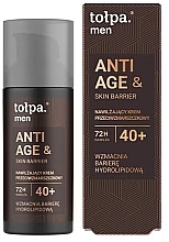 Духи, Парфюмерия, косметика Увлажняющий крем против морщин 40+ - Tolpa Men Anti Age&Skin Barrier