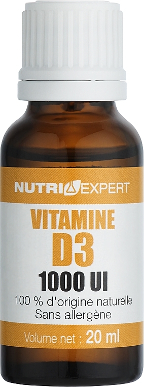 Дієтична добавка "Вітамін D3" - NutriExpert  1000 UI — фото N1