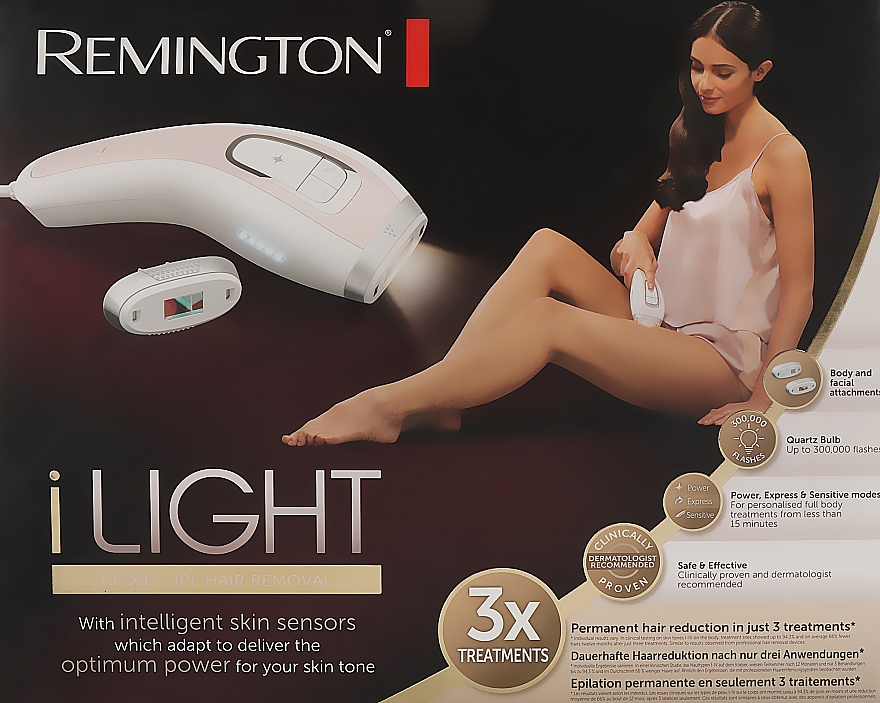 Фотоепілятор - Remington IPL8500 I-Light Luxe — фото N4