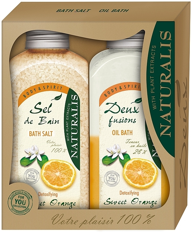 Набор - Naturalis Sweet Orange Set (foam/800 ml + salt/1000 g)  — фото N1