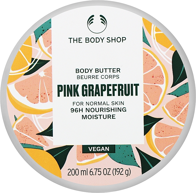 Масло для тіла "Рожевий грейпфрут" - The Body Shop Pink Grapefruit 96H Nourishing Moisture Body Butter — фото N2