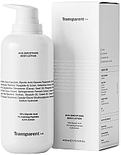 Парфумерія, косметика Розгладжувальний лосьйон для тіла - Transparent Lab Aha Smoothing Body Lotion