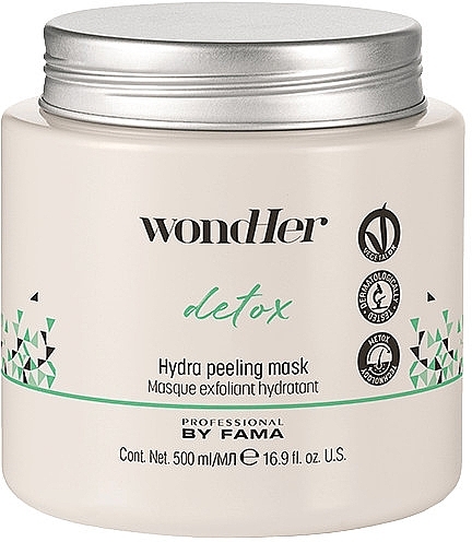 Маска-пилинг с розовой глиной для детоксикации кожи головы - Professional By Fama Wondher Detox Hydra Peeling Mask — фото N1