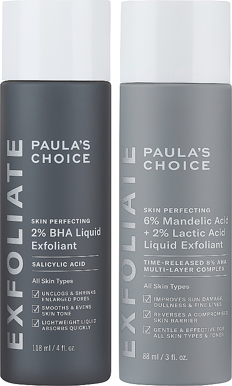 Набір - Paula's Choice The Glow Resolution Kit (f/exfol/88ml + f/tonic/118ml) — фото N2