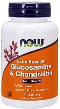 Спортивный препарат для суставов и связок, в таблетках - Now Foods Glucosamine & Chondroitin Extra Strength Joint Health — фото N1