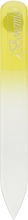Духи, Парфюмерия, косметика Пилка для ногтей стеклянная 90 мм, 03-071A, светло-желтая - Zauber