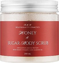 Духи, Парфюмерия, косметика Скраб для тела "Мед и сахар" - Bold & Beauty Honey & Sugar Body Scrub