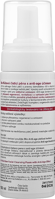 Очищающая пенка для проблемной кожи - Saloos Bio Cleansing Care Rose — фото N2