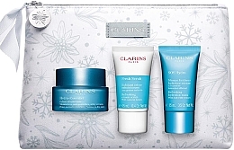 Духи, Парфюмерия, косметика Набор - Clarins Hydra-Essentiel (f/cr/50ml + f/scrub/15ml + f/mask/15ml + bag)