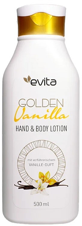 Лосьон для рук и тела "Золотая ваниль" - Evita Golden Vanilla Hand & Body Lotion — фото N1