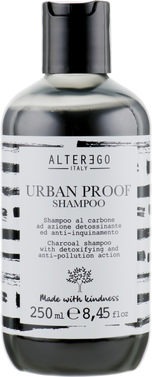 Шампунь з вугіллям для всіх типів волосся - Alter Ego Urban Proof Shampoo — фото N1