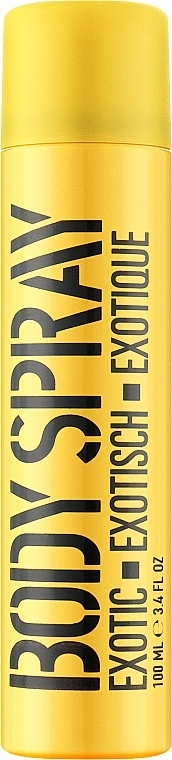 Спрей для тіла "Екзотичний жовтий" - Mades Cosmetics Stackable Exotic Body Spray — фото N1