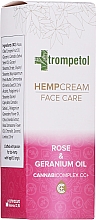 Крем для лица из конопли с розой и маслом герани - Trompetol Hempcream Face Care — фото N2