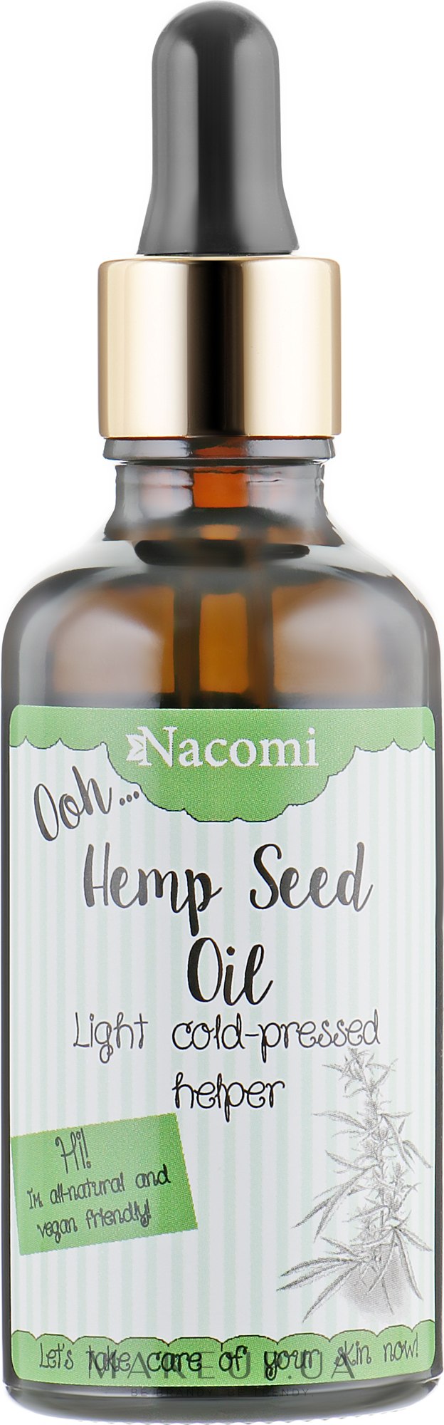 Олія насіння конопель - Nacomi Ooh Hemp Seed Oil — фото 50ml