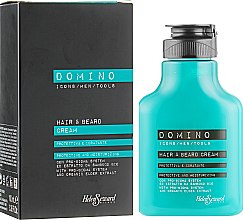 Парфумерія, косметика Пом'якшувальний крем для бороди і волосся з органічним екстрактом бузини - Helen Seward Domino Grooming Hair&Beard Cream