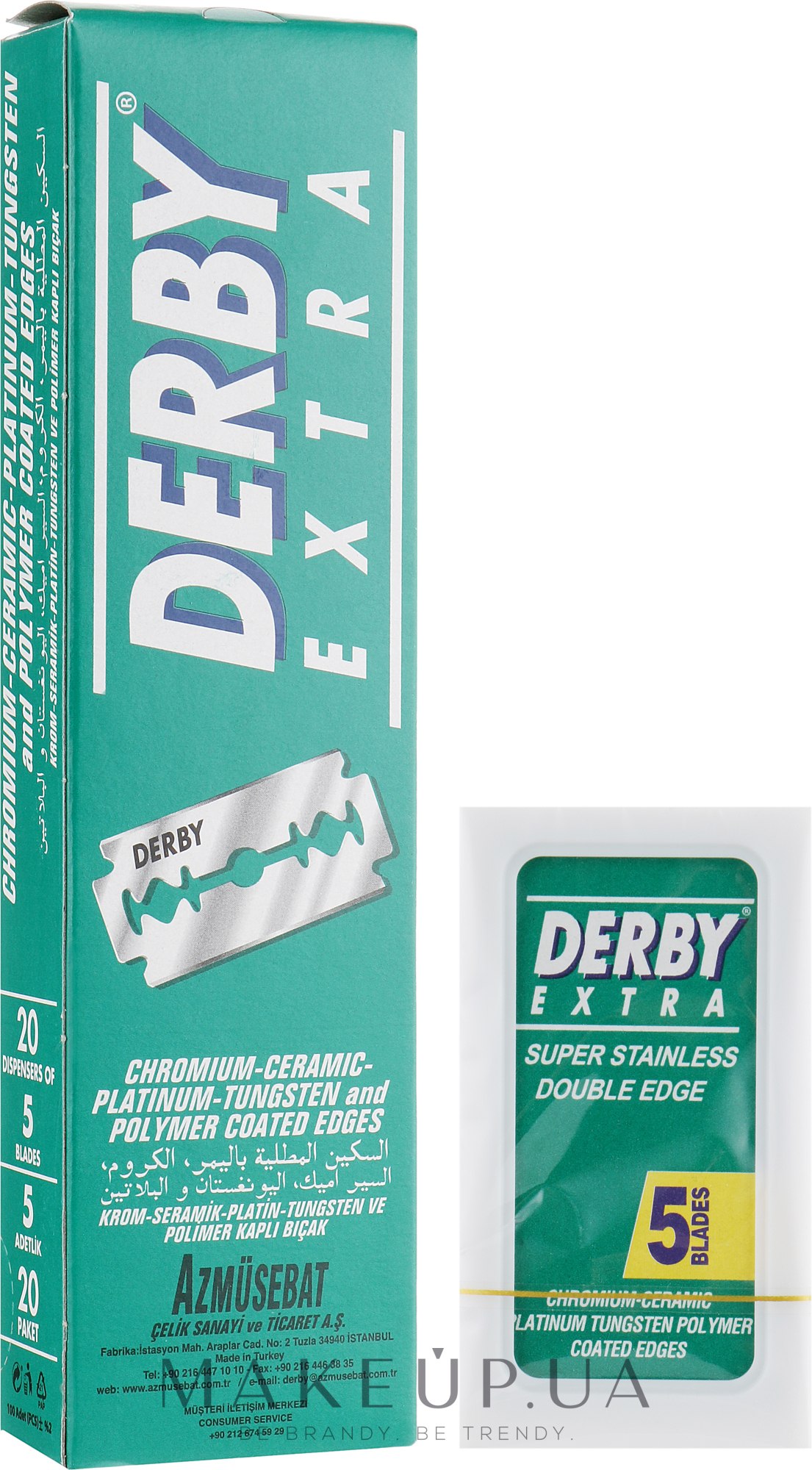 Леза - Derby Extra Blades — фото 100шт