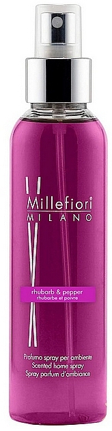 Освежитель воздуха для дома - Millefiori Milano Rhubarb & Pepper Spray — фото N1