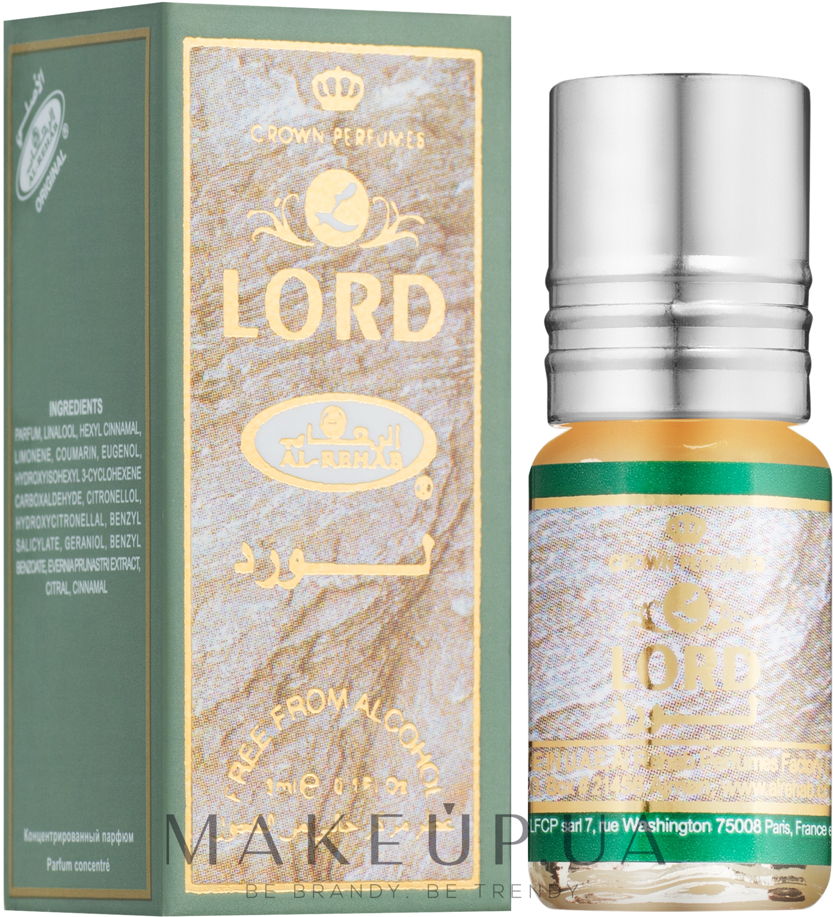 Al Rehab Lord - Масляные духи — фото 3ml