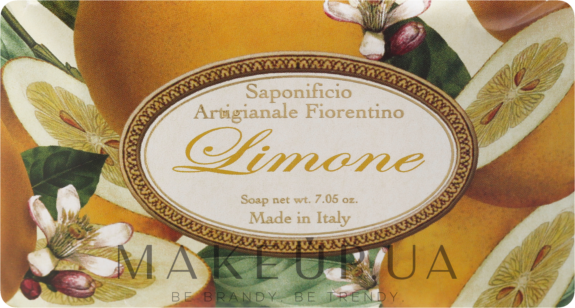Мыло туалетное "Лимон" - Saponificio Artigianale Fiorentino Lemon — фото 200g