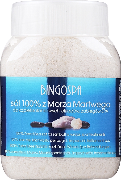 Соль 100% с Мертвого моря - BingoSpa 100% Salt From The Dead Sea