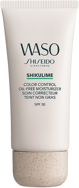 Нежирный увлажняющий крем - Shiseido Waso Shikulime Color Control Oil-Free Moisturizer SPF30 — фото N1