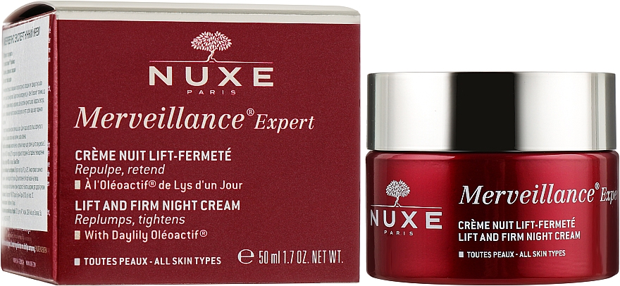 Крем для обличчя нічний - Nuxe Merveillance Exoert Firmness-Lift Night Cream — фото N2