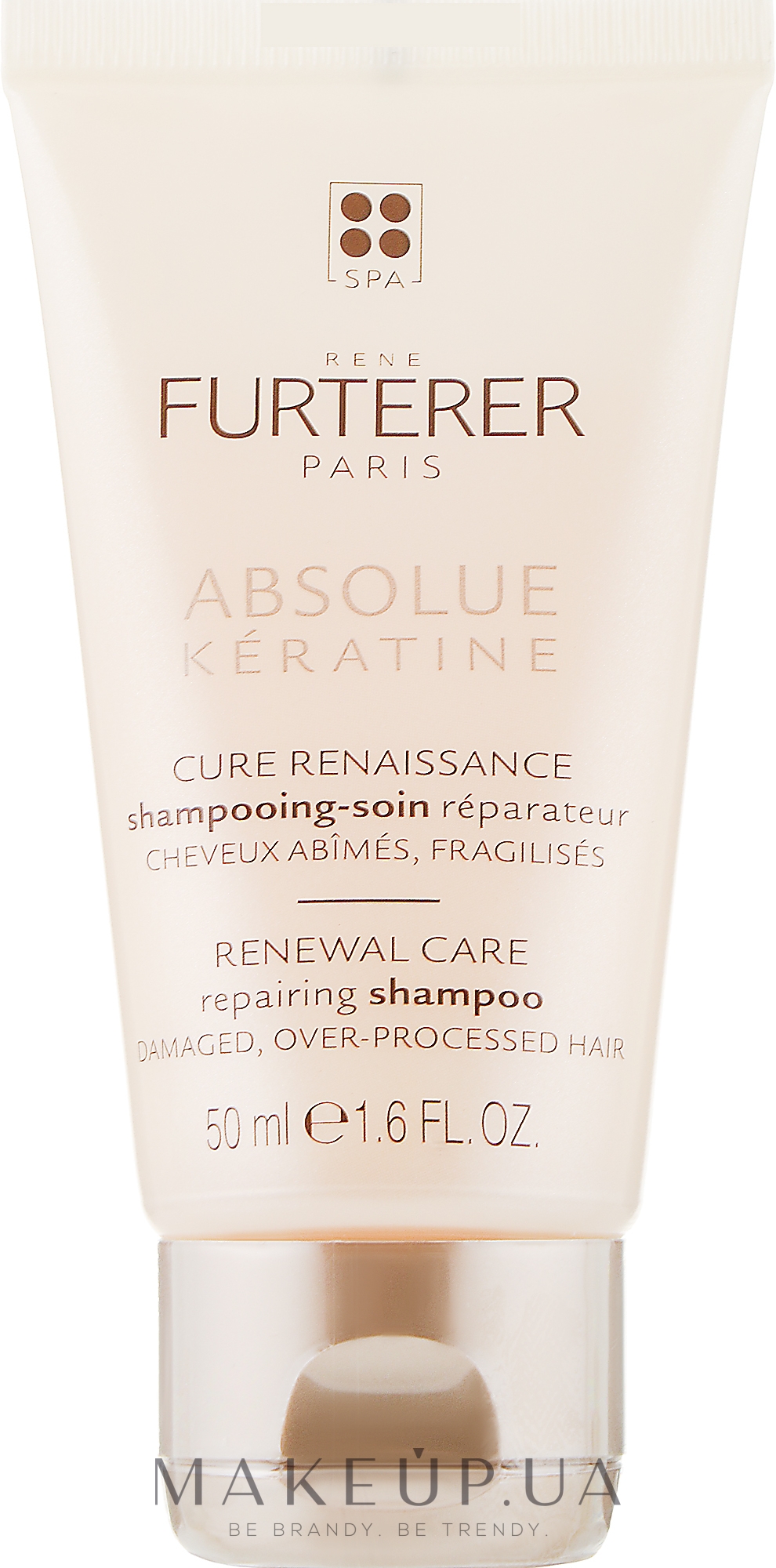 Восстанавливающий шампунь - Rene Furterer Absolue Keratine Repair Shampoo — фото 50ml