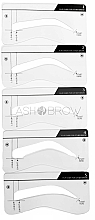 Шаблон для моделювання брів, 5 форм - Lash Brow Hard — фото N1