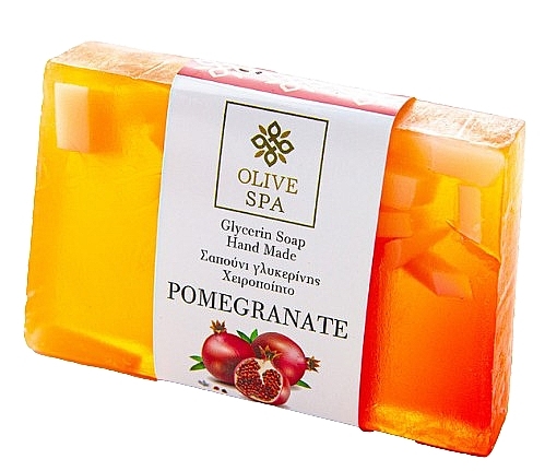 Гліцеринове мило "Pomegranate" - Olive Spa Hand Made Glycerin Soap — фото N1