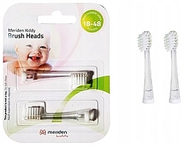 Парфумерія, косметика Насадки для звукових зубних щіток для дітей від 18 до 48 місяців - Meriden Kiddy