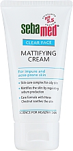 Денний матувальний крем для обличчя - Sebamed Clear Face Mattifying Cream — фото N1