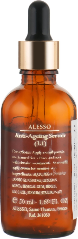 Омолоджувальна золота сироватка - Alesso Professionnel Anti-Age Serum — фото N2