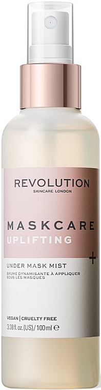 Зволожувальний і стимулювальний спрей для обличчя - Revolution Skincare Maskcare Uplifting Under Mask Mist — фото N1