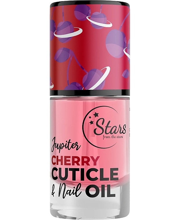 Олія для нігтів і кутикули    - Stars from The Stars Cuticle & Nail Oil Jupiter Cherry — фото N1