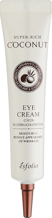 Кокосовый питательный крем под глаза - Esfolio Super-Rich Coconut Eye Cream — фото N1